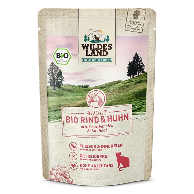 WILDES LAND Katze BIO 85gVorschaubild