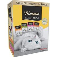 Miamor Ragout Royale Geflügelvielfalt 12x100g Multipack Katzennassfutter
