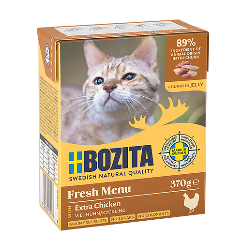 Bozita Häppchen in Gelee 370 Gramm Katzennassfutter