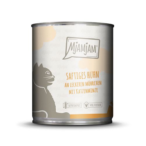 MJAMJAM Leckere Mahlzeit 800g Dose Katzennassfutter
