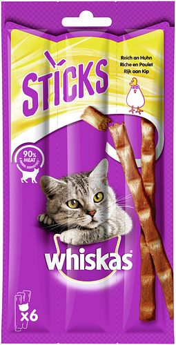 Whiskas Sticks Huhn 6er 36g Katzensnack
