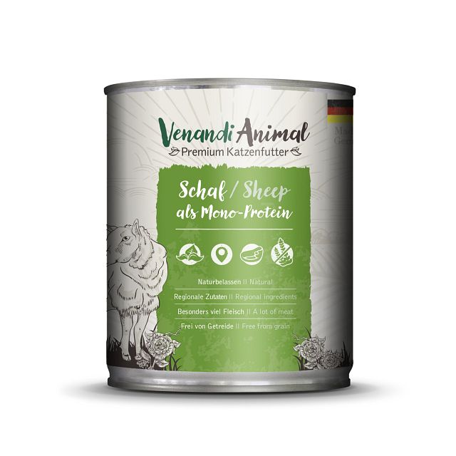 Venandi Animal Monoprotein 800g KatzennassfutterVorschaubild