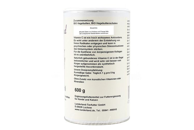 Lunderland 600g Bio-Hagebuttenmehl
