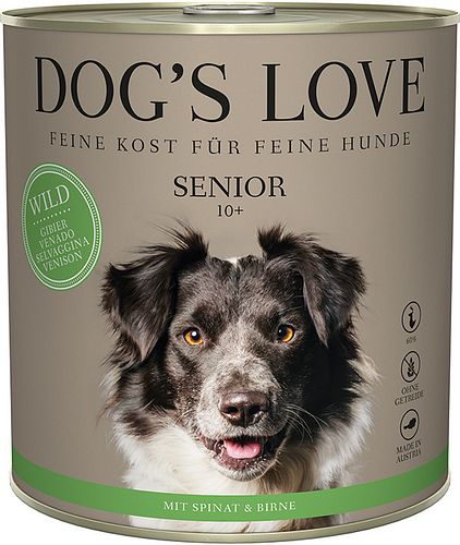 Dog's Love Senior 800g Dose Hundenassfutter