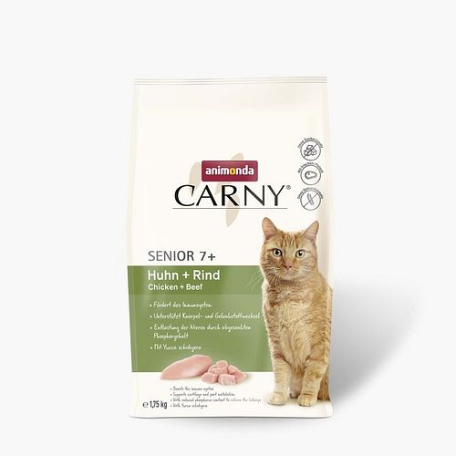 animonda Carny Senior Huhn & Rind Katzentrockenfutter