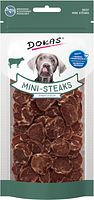 Dokas Hund Mini Steaks Rindfleisch 50g