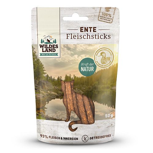 WILDES LAND Katze Fleischsticks Katzensnack