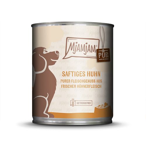 MJAMJAM Purer Fleischgenuss 800g Dose Hundenassfutter