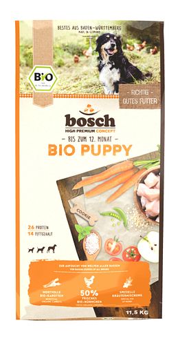 bosch Bio Puppy Hühnchen & Karotten Hundetrockenfutter