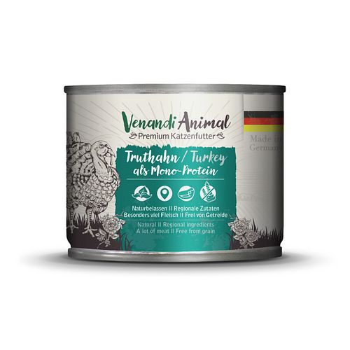 Venandi Animal Monoprotein 200g Katzennassfutter