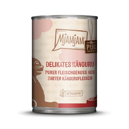 MJAMJAM Purer Fleischgenuss 400g Dose Katzennassfutter