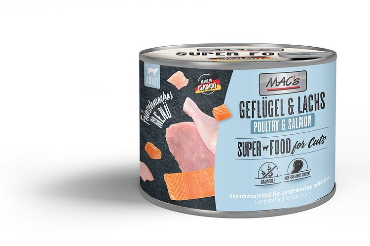 MAC's Cat Feinschmecker Menü 200g Dose Katzennassfutter