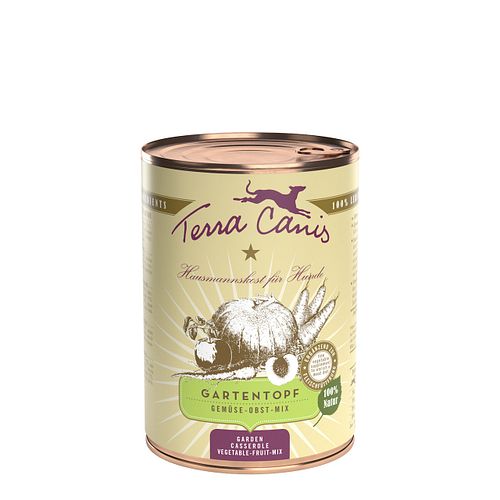Terra Canis Gartentopf 400g Dose Hundenassfutter