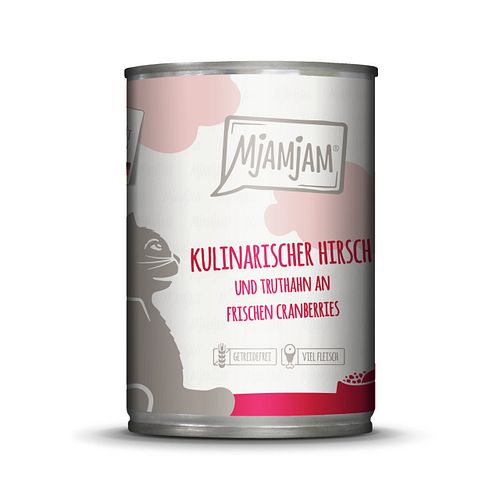 MJAMJAM Leckere Mahlzeit 400g Dose Katzennassfutter