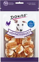DOKAS 70 Gramm Hundesnacks Hühnerbrust mit Banane