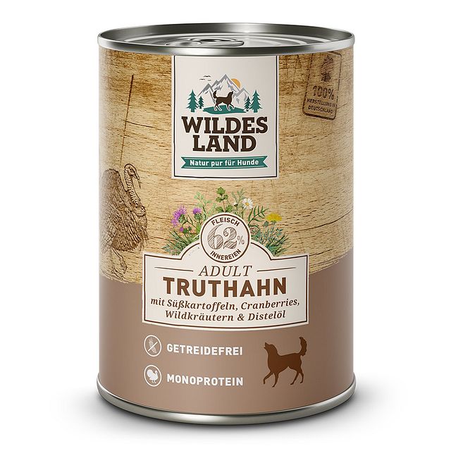 Wildes Land Hundenassfutter 400gVorschaubild