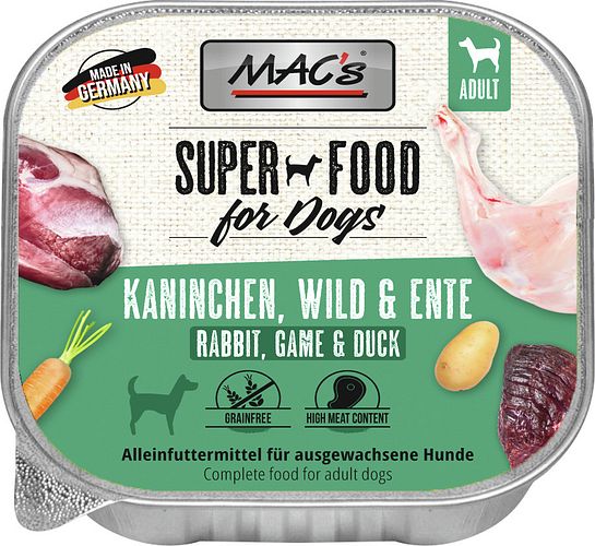 MAC's Dog 150g Schale Hundenassfutter
