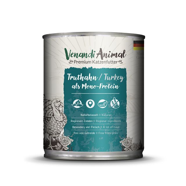 Venandi Animal Monoprotein 800g KatzennassfutterVorschaubild