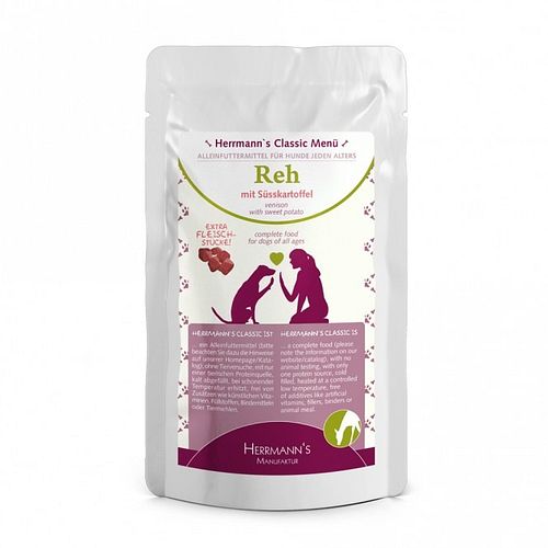Herrmann's Classic 12x130g Beutel Hundenassfutter