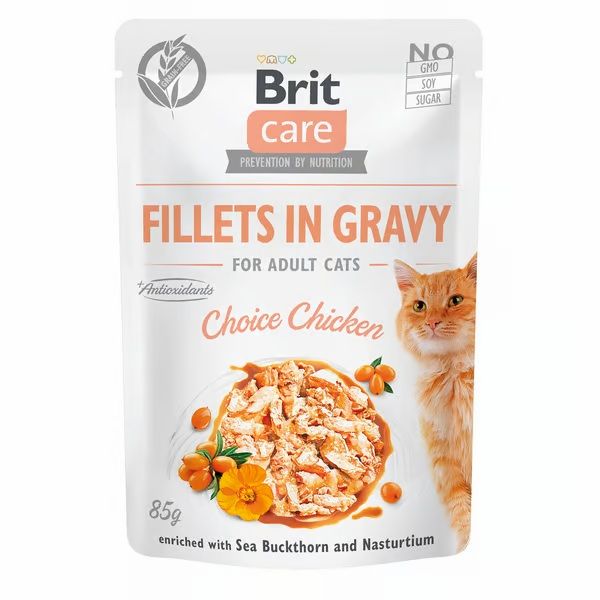 Brit Care Fillets in Soße 85 Gramm KatzennassfutterVorschaubild