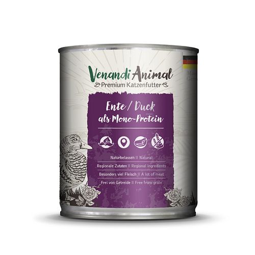 Venandi Animal Monoprotein 800g Katzennassfutter