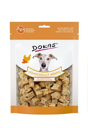 DOKAS Snack-Mix Würfel & Kokosöl 2x150g Hundesnacks