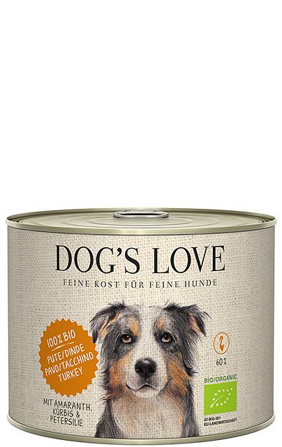 Dog's Love Bio 200g Dose HundenassfutterVorschaubild