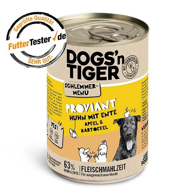 Dogs'n Tiger 400g Dose HundenassfutterVorschaubild