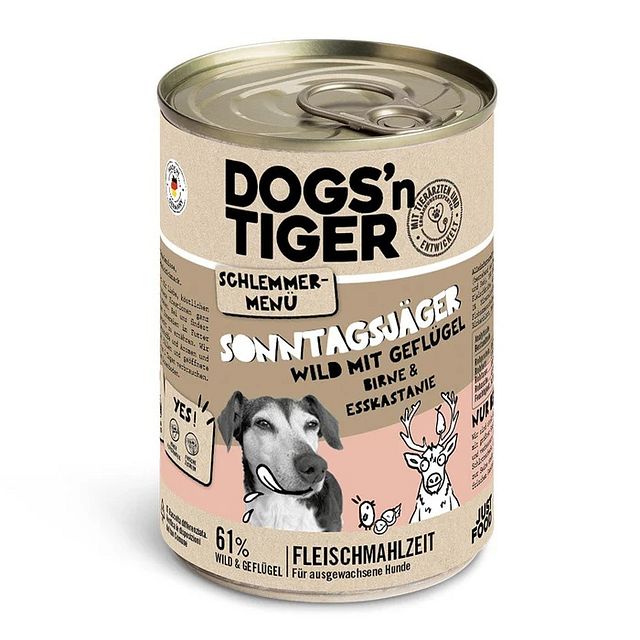 Dogs'n Tiger 400g Dose HundenassfutterVorschaubild
