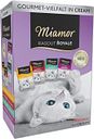 Vorschaubild Miamor Ragout Royale in Cream Vielfalt Kalb, Ente, Huhn & Lachs 12x100g Beutel Multipack Katzennassf