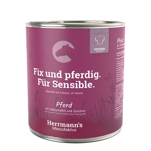 Herrmann's Selection Sensibel / Sensitiv 800g Dose Hundenassfutter