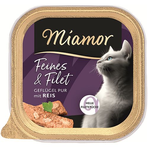 Miamor Feine Filets Adult 100g-Schale Katzennassfutter