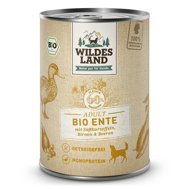 Wildes Land BIO Hundenassfutter 400gVorschaubild