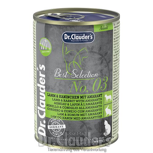 Dr.Clauder's Best Selection Adult 400 Gramm