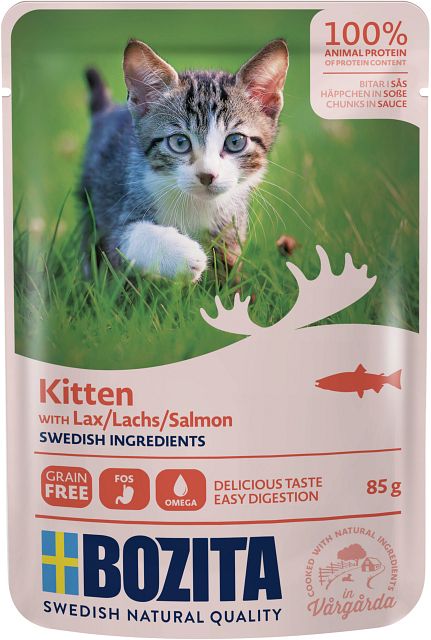 Bozita Kitten Häppchen in Soße 85g KatzennassfutterVorschaubild