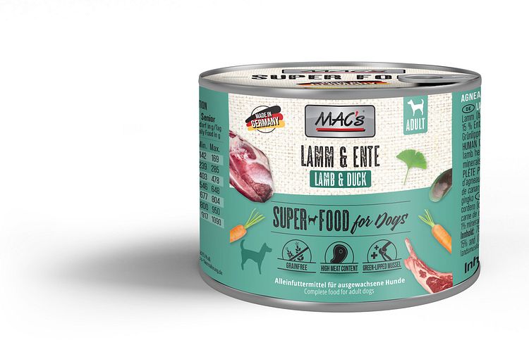 MAC's SuperFood for Dogs Dose Hundenassfutter