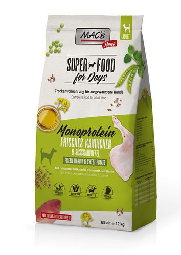 MAC's Dog MONO Kaninchen Hundetrockenfutter