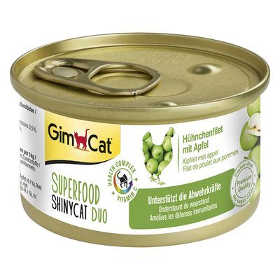 GimCat Superfood ShinyCat Duo 70 Gramm Katzennassfutter