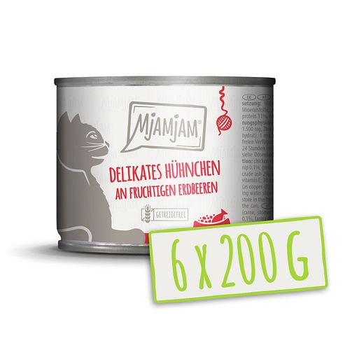 MJAMJAM 200 Gramm Katzennassfutter