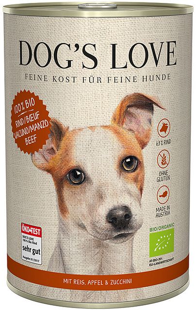 Dog's Love Bio 400g Dose HundenassfutterVorschaubild