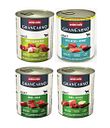 Vorschaubild animonda Gran Carno Adult 24 x 800g Mixpaket (Rind&Kaninchen,Lachs&Spinat,Wild,Hirsch&Apfel) Hundenassfutter