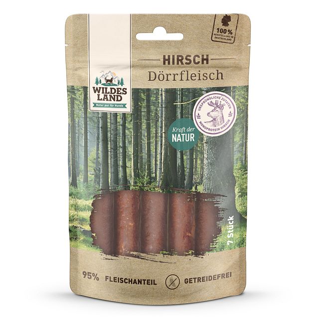 Wildes Land Dörrfleisch Hunde SnackVorschaubild