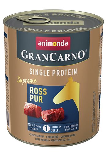 animonda Gran Carno Single Protein Supreme 800g Dose Hundenassfutter