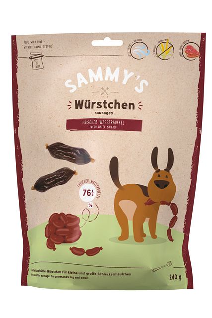 Bosch Sammy's Würstchen Wasserbüffel HundesnacksVorschaubild