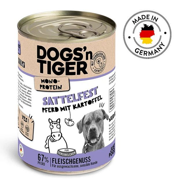 Dogs'n Tiger 400g Dose HundenassfutterVorschaubild