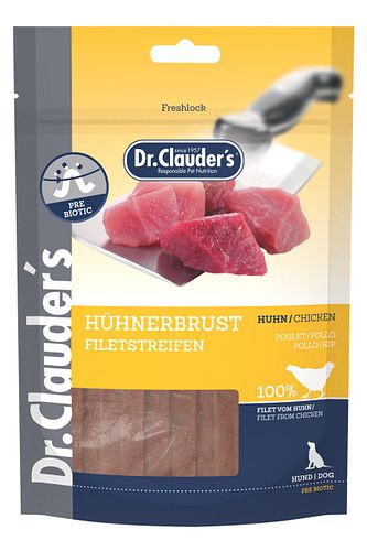 Dr. Clauder's Functional Soft Dried Strips 80 Gramm Hundesnack