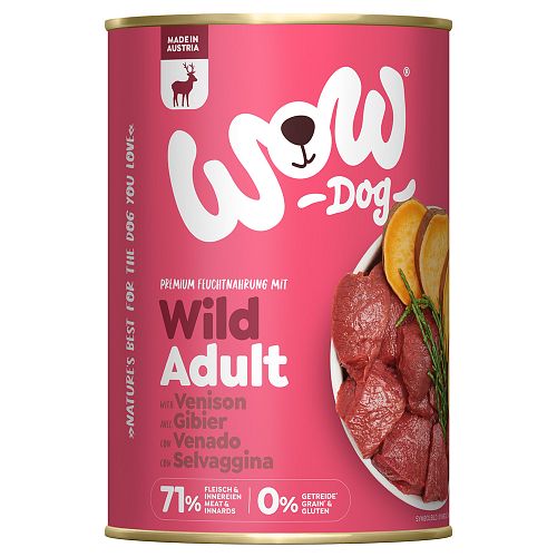 WOW Adult 400g Dose Hundenassfutter