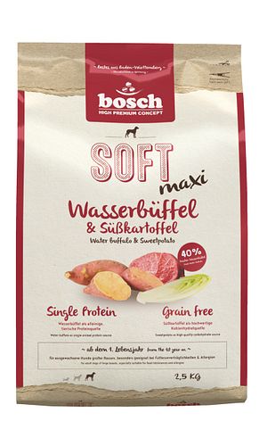 bosch SOFT Maxi Wasserbüffel & Süßkartoffel Hundetrockenfutter