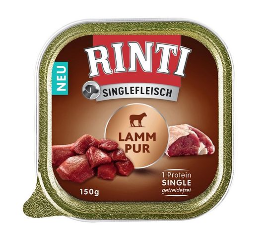 RINTI Singlefleisch 150g Hundenassfutter