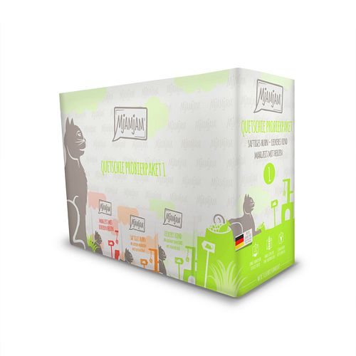 MJAMJAM Mixpaket 12 x 125 Gramm Katzennassfutter